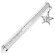 Swarovski Crystalline ezüst-fehér toll csillaggal 5717136
