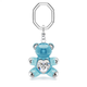 Swarovski Kék Teddy maci kulcstartó kristállyal 5733826