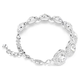 Swarovski Una Angelic ezüst színű karkötő kristályokkal 5735343