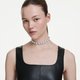 Swarovski Una Angelic ezüst színű choker nyaklánc kristályokkal 5733194