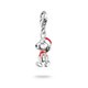 Thomas Sabo Mikulás sapkás Snoopy ezüst charm 2227-664-10