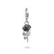 Thomas Sabo Wednesday fekete rózsa ezüst charm 2232-664-11