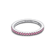 Pandora ékszer Szikrázó rózsaszín köves ezüst gyűrű 