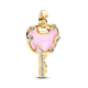 Pandora ékszer Opálos szív kulcs shine charm 764349C01