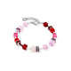Coeur de Lion GeoCUBE Iconic piros-rózsaszín karkötő 2838/30-1903