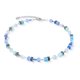 Coeur de Lion GeoCUBE halvány kék nyaklánc 2838/10-2007