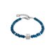 Coeur de Lion Nemesacél és kék jáde karkötő 3045/30-0717