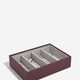 Stackers Bordó classic mély 4 fakkos ékszertálca 76868