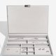 Stackers Szürke pebble supersize fedeles ékszerdoboz 74504