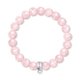 Thomas Sabo Ezüst rózsakvarc gumis karkötő 