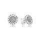 Pandora ékszer Monogrammos ezüst fülbevaló cirkóniával 290559CZ