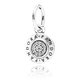 Pandora ékszer Monogrammos ezüst medál cirkóniával 390359CZ
