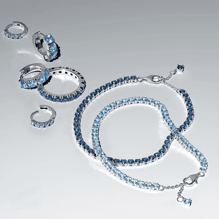 Pandora Timeless kék köves ékszer