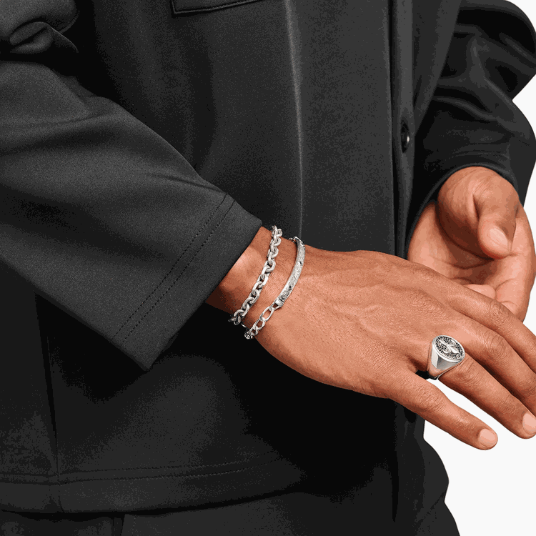 Thomas Sabo ezüst karkötő férfiaknak