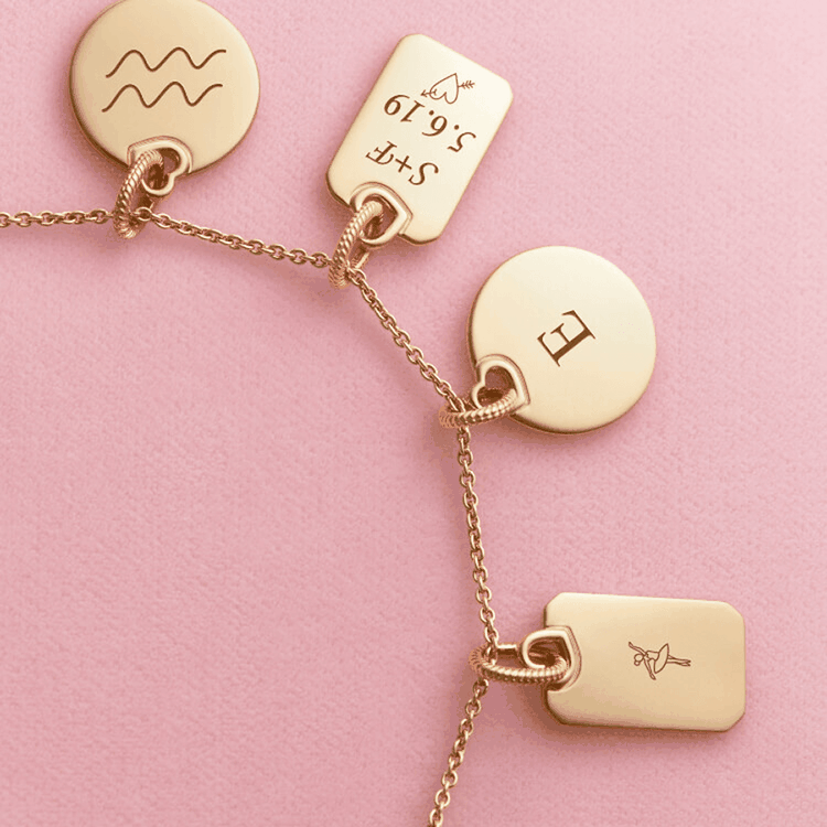 Pandora ékszer Gravírozható kör alakú shine függő charm