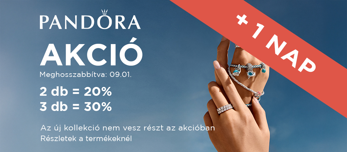 Pandora nyárvégi akció