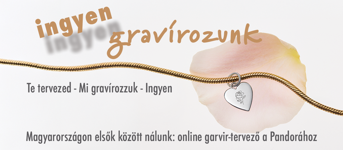 pandora online gravír-tervező