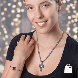 Swarovski Ruthénium bevonatú hattyús szett - szett