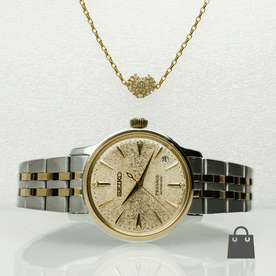 Seiko Presage gyémántos női óra Nomination karkötővel - szett