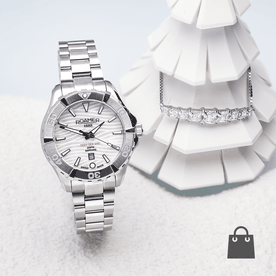 Roamer Deep Sea 200 Lady női óra Nomination karkötővel - szett