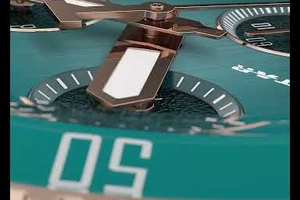 Seastar 1000 türkiz számlapos quartz chronograph búváróra