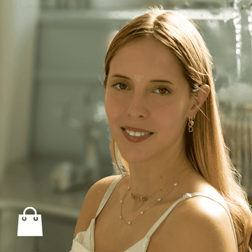 Jackie Gold aranyozott fülbevaló és rétegzett nyaklánc - szett