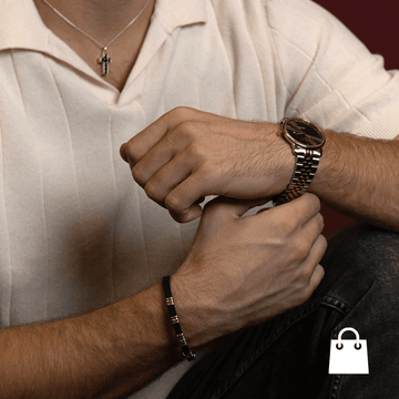 Roamer férfi karóra Nomination fekete karkötővel – szett - szett