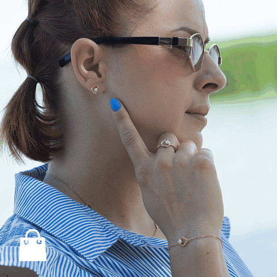 Pandora organikus formájú gyöngy shine ékszer szett - szett