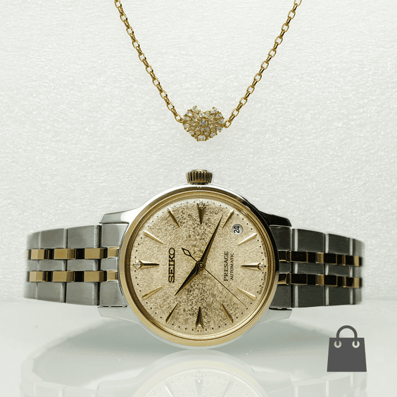 Seiko Presage gyémántos női óra Nomination karkötővel - szett - Seiko