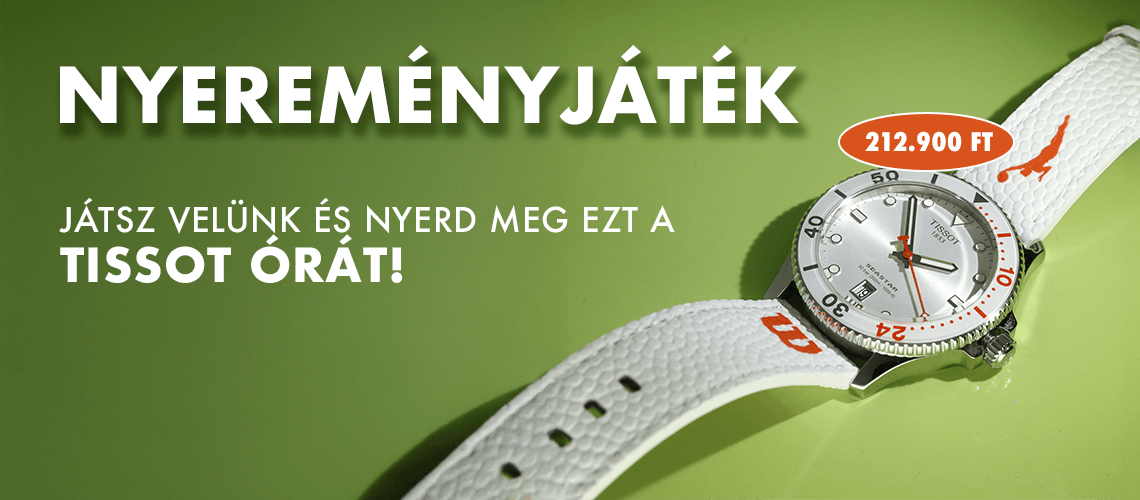 Tippelj és nyerd meg a Tissot órát nyereményjáték