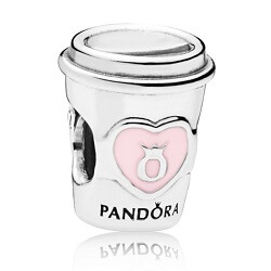 Pandora ékszer Kávés pohár ezüst charm