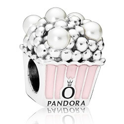 Pandora ékszer Popcorn ezüst medál
