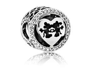 Pandora - Disney Minnie és Mickie szerelem charm