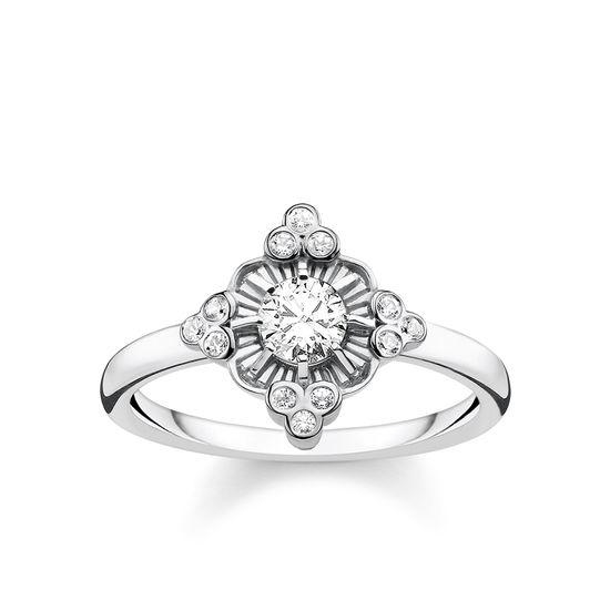 Thomas Sabo Királyi fehér ezüst gyűrű