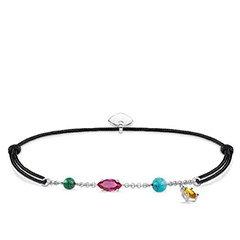 Thomas Sabo textil karkötő színes kövekkel