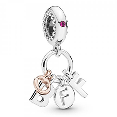Pandora legjobb barátok BFF charm