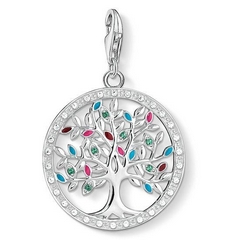 Thomas Sabo A szeretetfa ezüst charm színes kövekkel