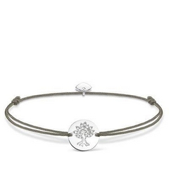 Thomas Sabo Textil karkötő ezüst életfával