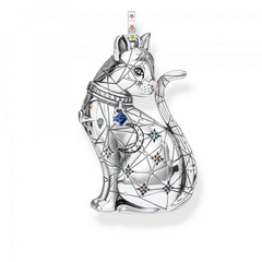 Thomas Sabo macska alakú ezüst medál színes kövekkel