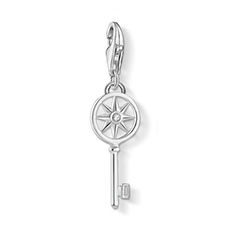 Thomas Sabo ezüst csillagos kulcs charm