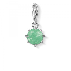 Thomas Sabo május ezüst charm zöld születéskővel