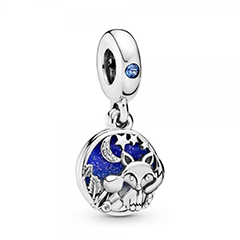 Pandora róka és nyúl charm
