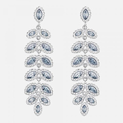 Swarovski leveles fülbevaló