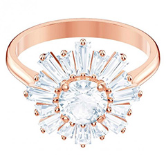 Swarovski rozé gyűrű
