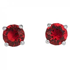 Swarovski piros fülbevaló