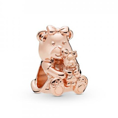 Pandora - Dora mackó rozé charm