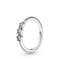 Pandora csillagos ezüst gyűrű