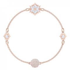 Swarovski hópelyhes rozé karkötő