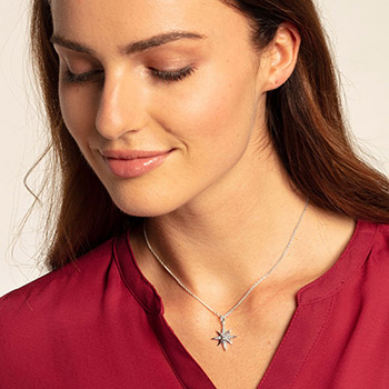 Thomas Sabo királyi ezüst csillag nyaklánc