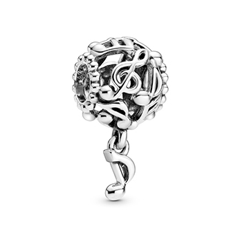 Pandora charm hangjegyekből